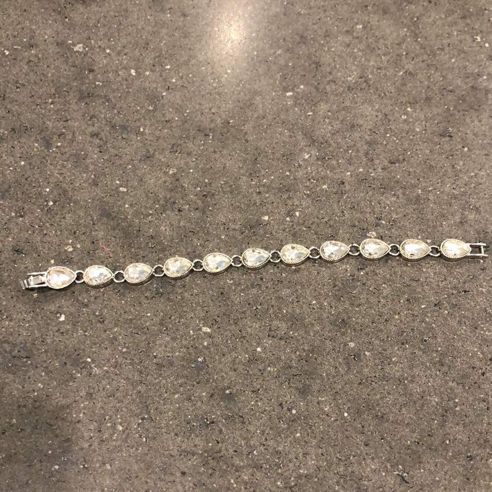 Charming Charlie Teardrop Diamond Bracelet